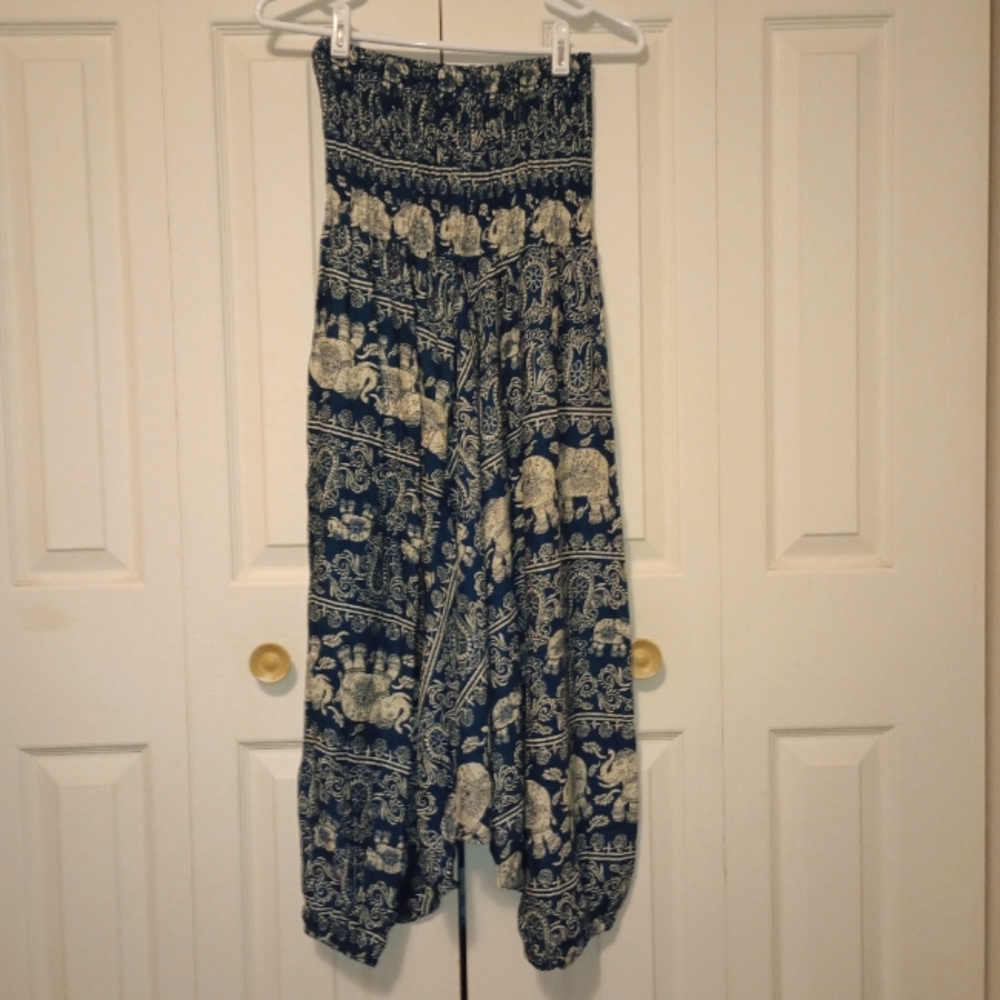 Teal Harem pant